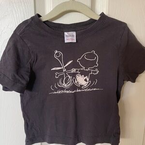 Hanna Andersson Black Graphic Tee for Kids